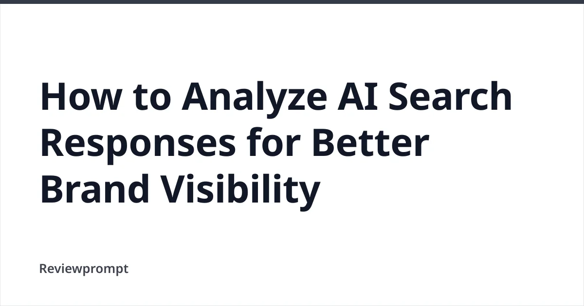 Top Platforms for Analyzing AI Search Responses 2026 cover image